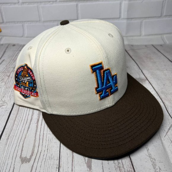 Los Angeles LA Dodgers MLB Side Patch 8 59Fifty New Era Hat...